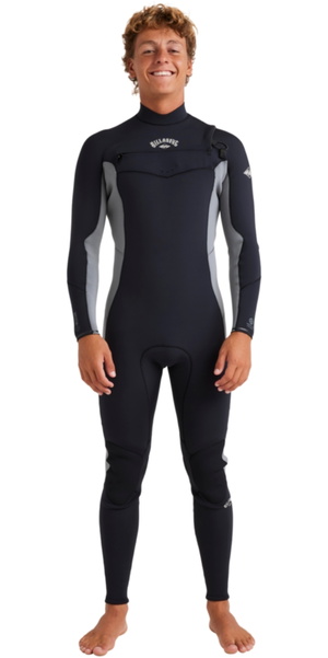 2026 Billabong Mens Absolute Natural 3/2mm Chest Zip Wetsuit 24AW191506 - Alloy